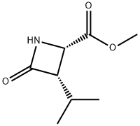 2-Azetidinecarboxylicacid,3-(1-methylethyl)-4-oxo-,methylester,cis-(9CI) Struktur