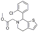 Thieno[2,3-c]pyridine-6(5H)-acetic acid, -(2-chlorophenyl)-4,7-dihydro-, methyl ester