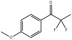 1-Propanone, 2,2-difluoro-1-(4-methoxyphenyl)- (9CI) Structure