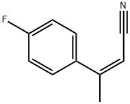 2-Butenenitrile,3-(4-fluorophenyl)-,(Z)-(9CI) Structure