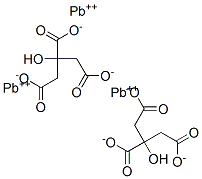 citric acid, lead salt Structure