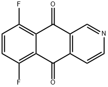 6,9-ジフルオロベンゾ[G]イソキノリン-5,10-ジオン 化学構造式