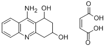 1,2,3,4-Tetrahydro-9-amino-1,3-acridinediol (Z)-2-butenedioate (1:1) Structure