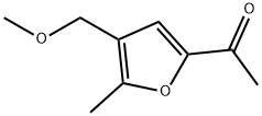 Ethanone, 1-[4-(methoxymethyl)-5-methyl-2-furanyl]- (9CI),144537-70-2,结构式