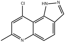 9-chloro-7-Methyl-1H-pyrazolo[3,4-f]quinoline Struktur