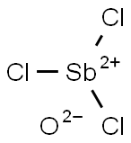 Trichloroantimony(V) oxide 结构式