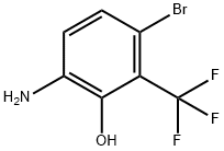 3-氨基-6-溴-(2-三氟甲基)苯酚,1445995-79-8,结构式