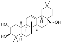 Olean-12-ene-2alpha,3beta,28-triol 结构式