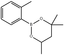 4,4,6-Trimethyl-2-(2-methylphenyl)-1,3,2-dioxaborinane, 1446443-35-1, 结构式