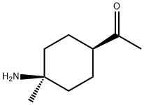 Ethanone, 1-(4-amino-4-methylcyclohexyl)-, trans- (9CI) Structure