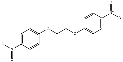 Benzene,1,1'-[1,2-ethanediylbis(oxy)]bis[4-nitro- Structure