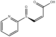 2-Propenoicacid,3-(2-pyridinylsulfinyl)-,[S-(Z)]-(9CI) Structure