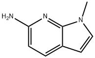 1-methyl-1H-pyrrolo[2,3-b]pyridin-6-amine, 1446791-69-0, 结构式