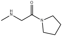 2-(甲基氨基)-1-(1-吡咯烷)-1-乙酮盐酸盐 结构式