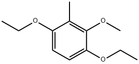 Benzene, 1,4-diethoxy-2-methoxy-3-methyl- (9CI) 结构式
