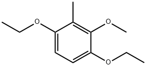 Benzene, 1,4-diethoxy-2-methoxy-3-methyl- (9CI) Structure