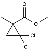 2,2-二氯1-甲基环丙烷羧酸甲酯, 1447-13-8, 结构式