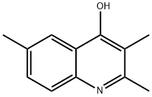 2,3,6-Trimethylquinolin-4-ol 化学構造式