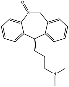 3-dibenzo[b,e]thiepin-11(6H)-ylidene-N,N-dimethylpropylamine S-oxide ,1447-71-8,结构式