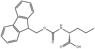 Ｎ-Fmoc-D-ノルバリン 化学構造式