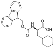 FMOC-Β-シクロヘキシル-D-アラニン 化学構造式