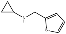 环丙基噻吩-2-基甲胺 结构式
