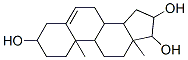 10,13-dimethyl-2,3,4,7,8,9,11,12,14,15,16,17-dodecahydro-1H-cyclopenta [a]phenanthrene-3,16,17-triol Struktur