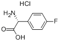 4-氟-D-苯甘氨酸盐酸盐 结构式