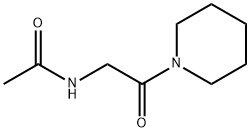 Acetamide,  N-[2-oxo-2-(1-piperidinyl)ethyl]- Structure