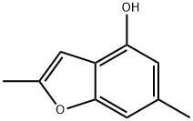 4-Benzofuranol,  2,6-dimethyl- Structure