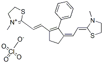 144773-60-4 3-METHYL-2-((E)-2-(3-[(Z)-2-(3-METHYL-1,3-THIAZOLIDIN-2-YLIDENE)ETHYLIDENE]-2-PHENYL-1-CYCLOPENTEN-1-YL)ETHENYL)-4,5-DIHYDRO-1,3-THIAZOL-3-IUM PERCHLORATE