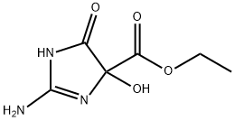 1H-Imidazole-4-carboxylicacid,2-amino-4,5-dihydro-4-hydroxy-5-oxo-,ethyl Structure