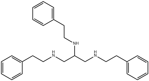 1,2,3-tristriphenylethylaminopropane 化学構造式