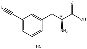3-氰基-L-苯丙氨酸, 144799-02-0, 结构式