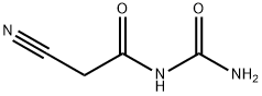 シアノアセチル尿素 化学構造式