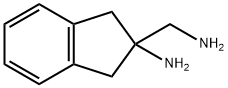 1H-Indene-2-methanamine,  2-amino-2,3-dihydro-, 144800-63-5, 结构式