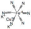 COPPERPOTASSIUMHEXACYANOFERRATE(II)|