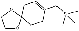 (1,4-Dioxaspiro[4.5]dec-7-en-8-yloxy)-trimethylsilane 结构式