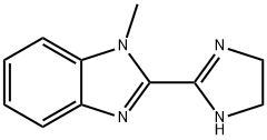 Benzimidazole, 2-(2-imidazolin-2-yl)-1-methyl- (8CI) 结构式