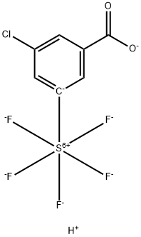3-Chloro-5-(pentafluorosulfur)benzoic acid Structure