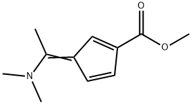 3-[1-(Dimethylamino)ethylidene]-1,4-cyclopentadiene-1-carboxylic acid methyl ester,14485-75-7,结构式