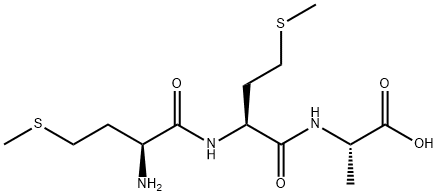 H-MET-MET-ALA-OH, 14486-08-9, 结构式