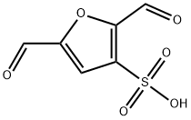 3-Furansulfonic  acid,  2,5-diformyl- 结构式