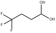 4,4,4-Trifluorobutyraldehyde hydrate 化学構造式