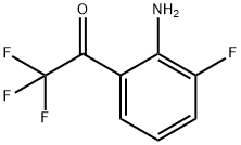 2'-アミノ-2,2,2,3'-テトラフルオロアセトフェノン 化学構造式