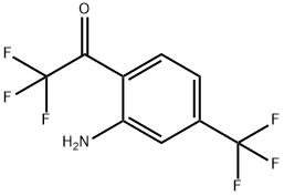 1-(2-AMINO-4-(TRIFLUOROMETHYL)PHENYL)-2,2,2-TRIFLUOROETHANONE 结构式