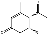 2-Cyclohexen-1-one, 4-acetyl-3,5-dimethyl-, cis- (9CI) Structure