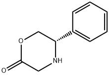 (5S)-3,4,5,6-四氢-5-苯基-4(H)-1,4-恶嗪-2-酮, 144896-92-4, 结构式
