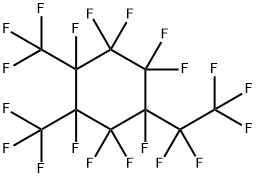 1,1,2,3,3,4,5,5,6-九氟-2-(五氟乙基)-4,6-二(三氟甲基)环己烷,144898-38-4,结构式