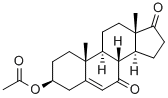 Androst-5-en-3-ol-7,17-dione acetate Structure